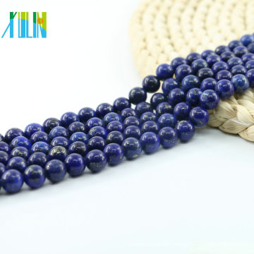 Stilvoller Lapis Lazuli glatter runder natürlicher Edelstein bördelt Großverkauf, L-0059